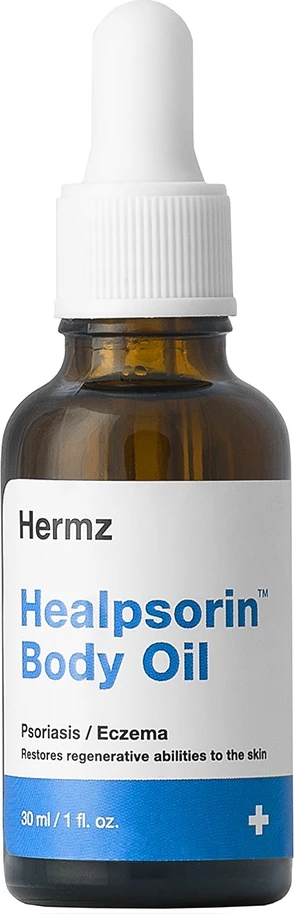 Vaj trupi Dermz HelpSorin Hemp Oil për psoriazë dhe ekzemë, 30ml