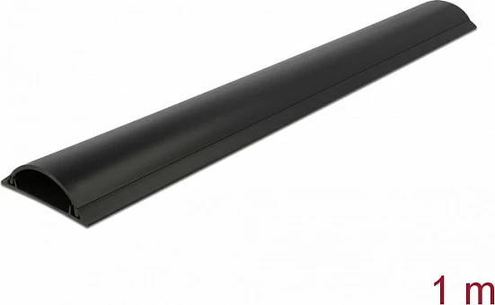 Kanal kabllosh DeLOCK 70 x 20 mm, 1 m, vetëngjitës, PVC, i zi
