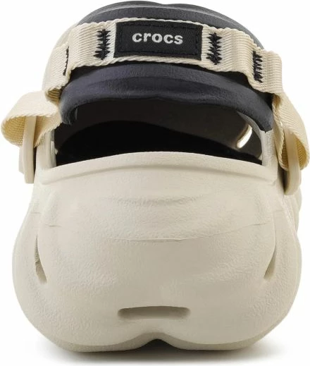 Atlete Crocs Echo Clog 207937-2YJ, bone/black