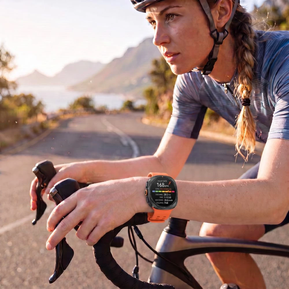 Rrip silikoni Tech-Protect Silicone Air për Samsung Galaxy Watch Ultra 47mm, portokalli, 1 copë