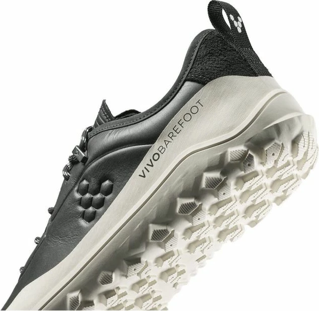 Këpucë për meshkuj Vivobarefoot, obsidian/white [Madhësia: 43]