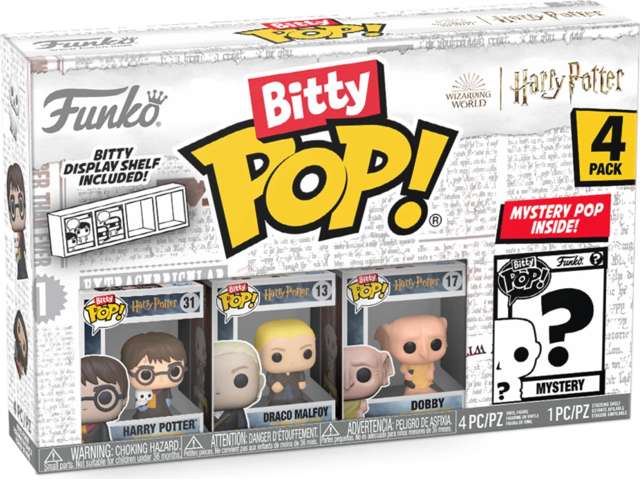 Set figurinash koleksionuese Funko Bitty Pop! Harry Potter 2.5 cm, 4 copë