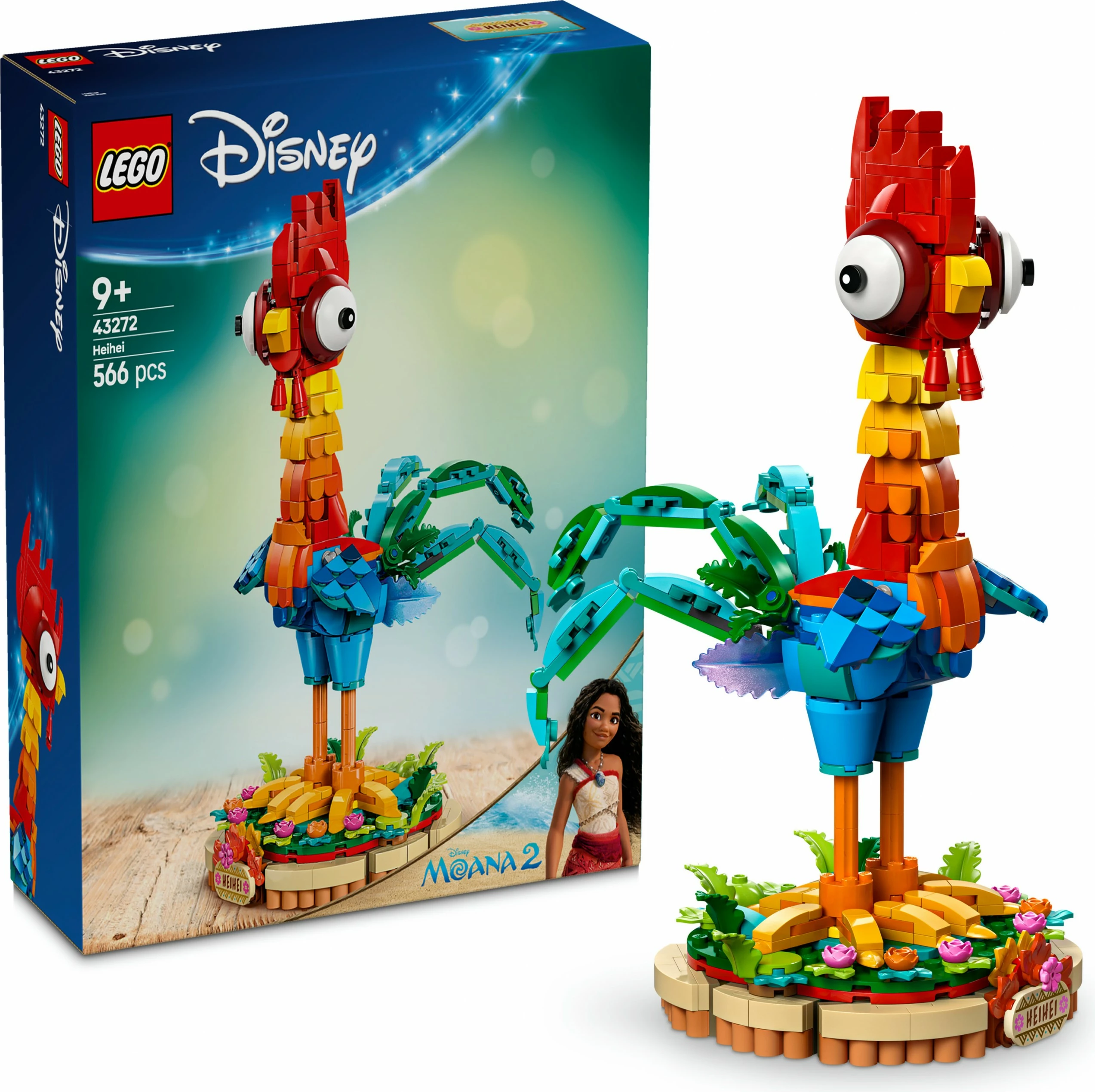 Set ndërtimi LEGO Heihei, 566 pjesë, plastikë, shumëngjyrësh