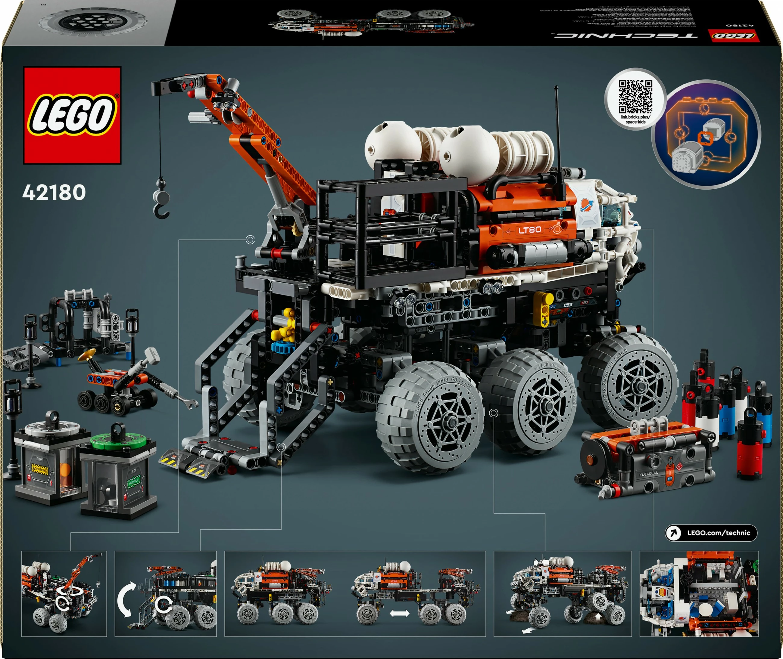 Set ndërtimi LEGO Mars Crew Exploration Rover, 11 vjeç+, 1599 pjesë, shumëngjyrësh