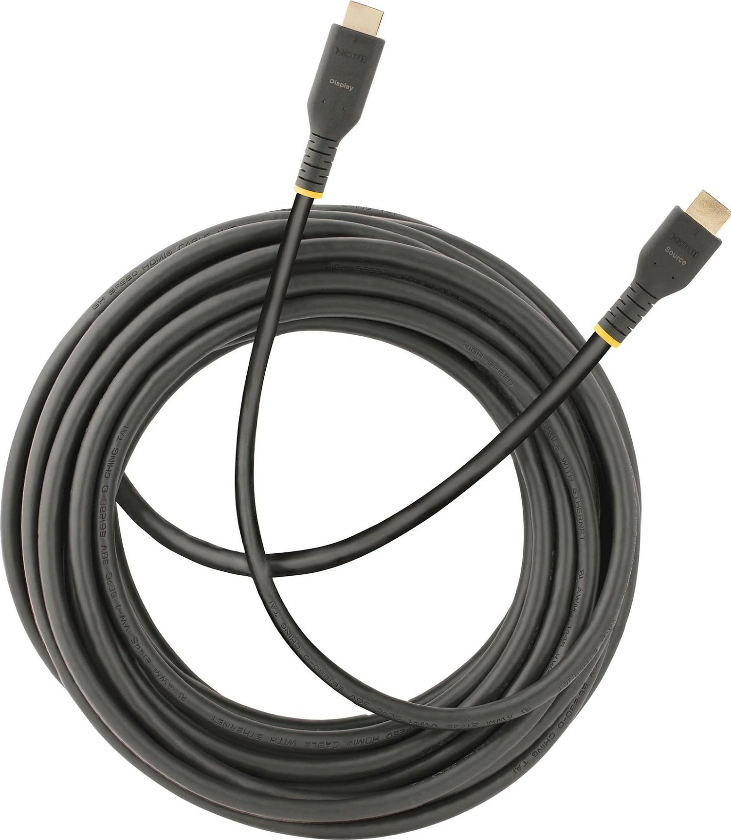 Kabllo HDMI aktive StarTech RH2A-10M-HDMI-CABLE, 10m, HDMI 2.0, 4K@60Hz, HDR10/ARC, e zezë