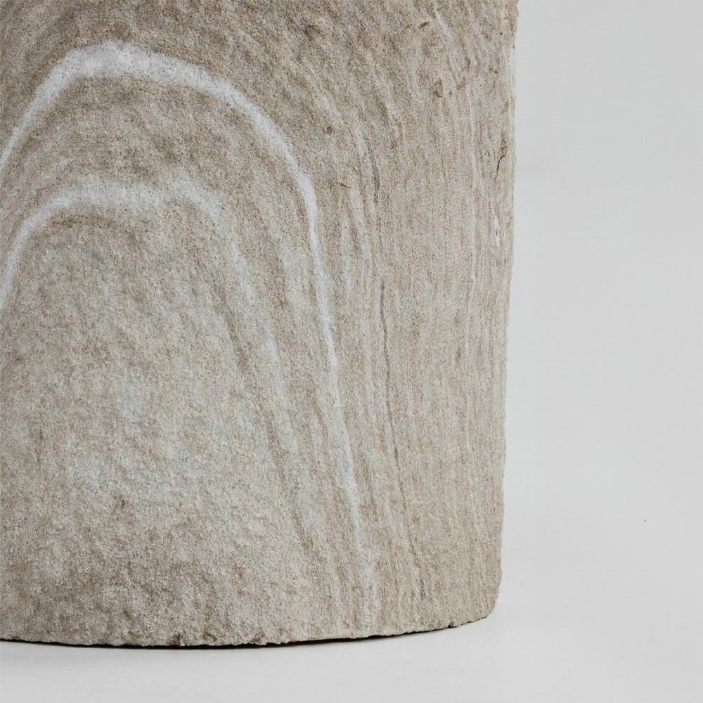 Set vazo për bimë PUMOR, 3 copë, qeramikë, bezhë-bardhë, 18x18x18cm