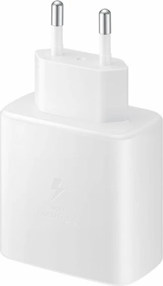 Karikues shtëpie Samsung EP-TA845XWE 45W Super Fast Charge me kabllo USB-C në USB-C EP-DN975BWE, i bardhë, EU blister