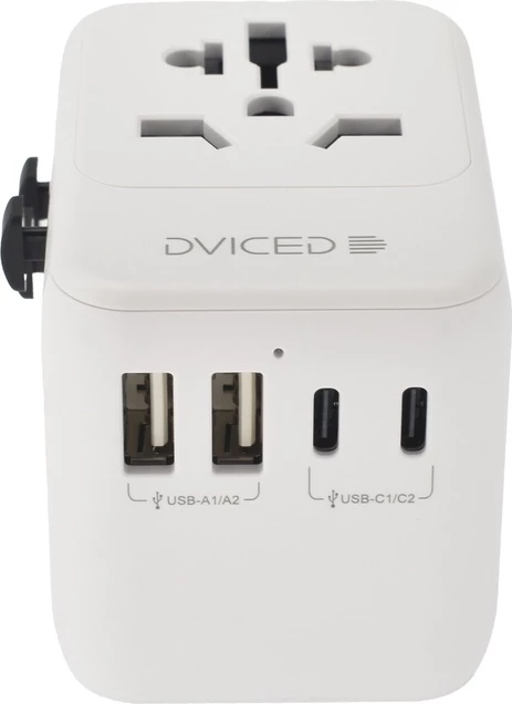 Dviced Universal travel adapter 28W - White