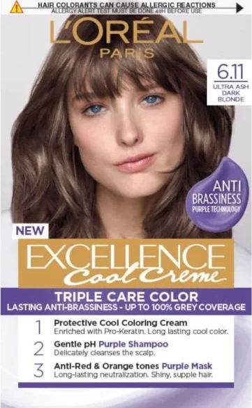 Excellence 6.11 Cool  Ultra Ash Dark Blonde