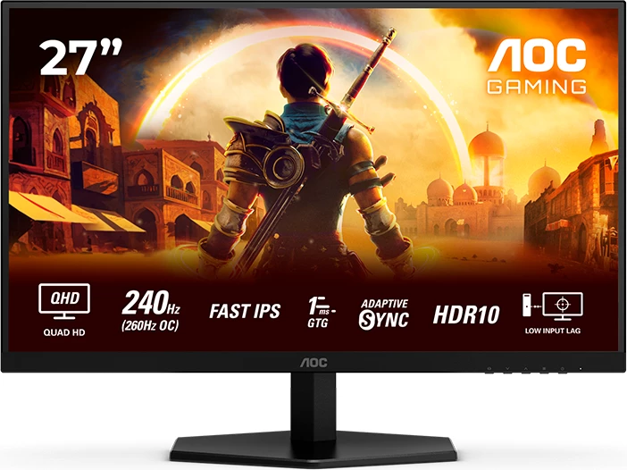 Monitor gaming AOC Q27G42ZE 27\" QHD 2560x1440 240Hz (260Hz OC) Fast IPS 1ms, i zi