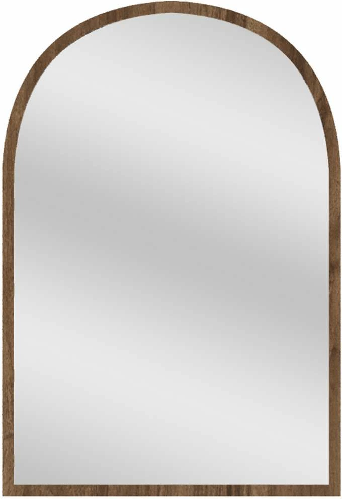 Pasqyrë dekorative, ngjyrë arre, Brilya, Skye Decor, 60x90cm