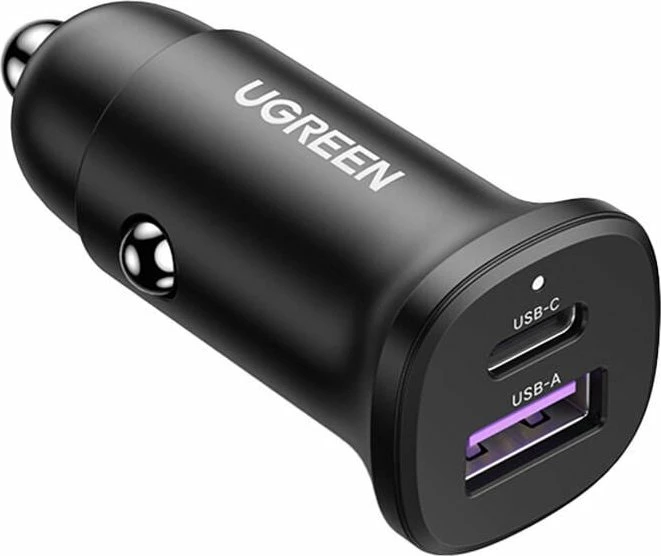 Karikues veture Ugreen EC305 (25845), 30W, 1x USB-C + 1x USB-A, i zi
