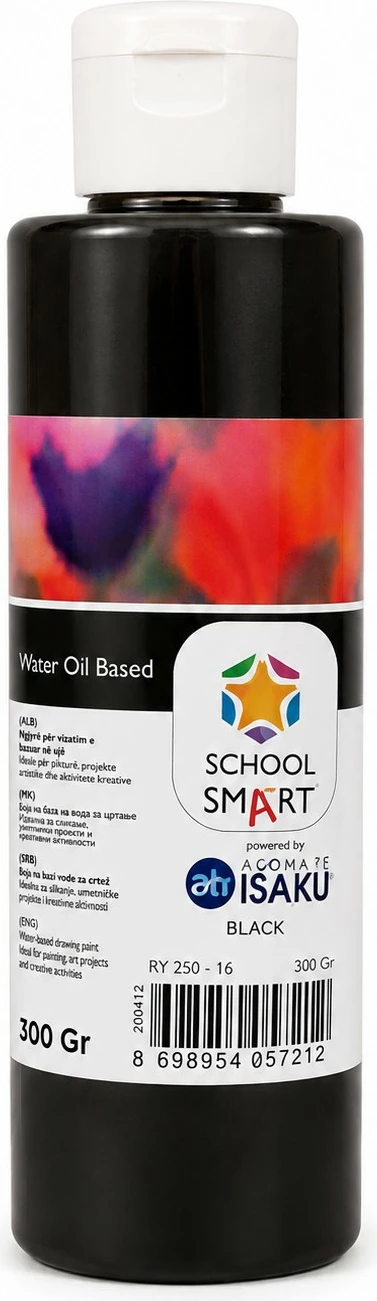 Ngjyrë për Pikturë School Smart – E Zezë (300 g)