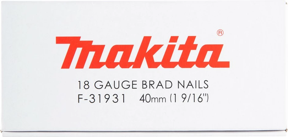 Gozhda Makita F-31931, 40mm, 18 gauge, për dru