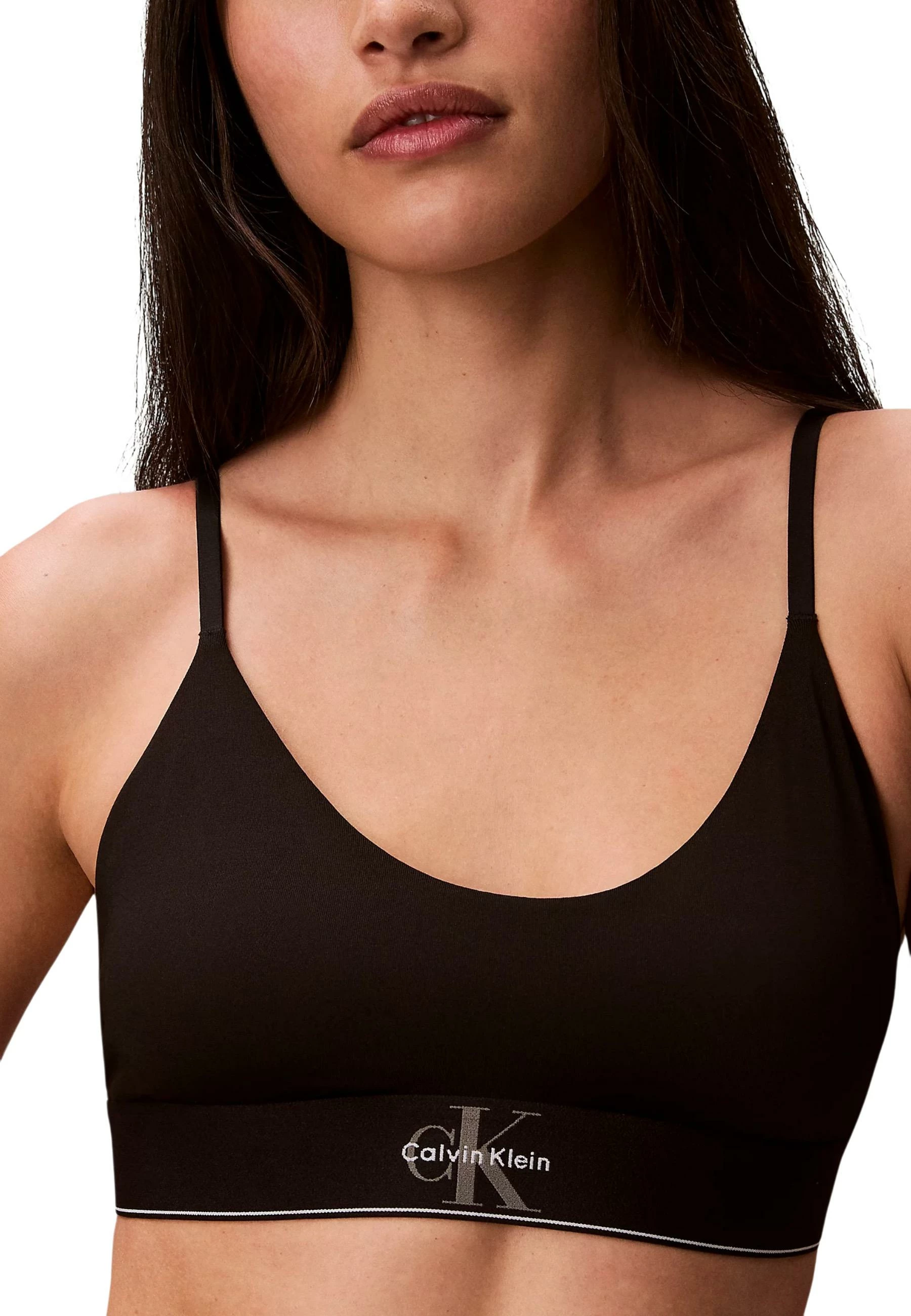 Sutjenë braletë për femra Calvin Klein Underwear LV00QF8814, e zezë [Madhësia: XS]