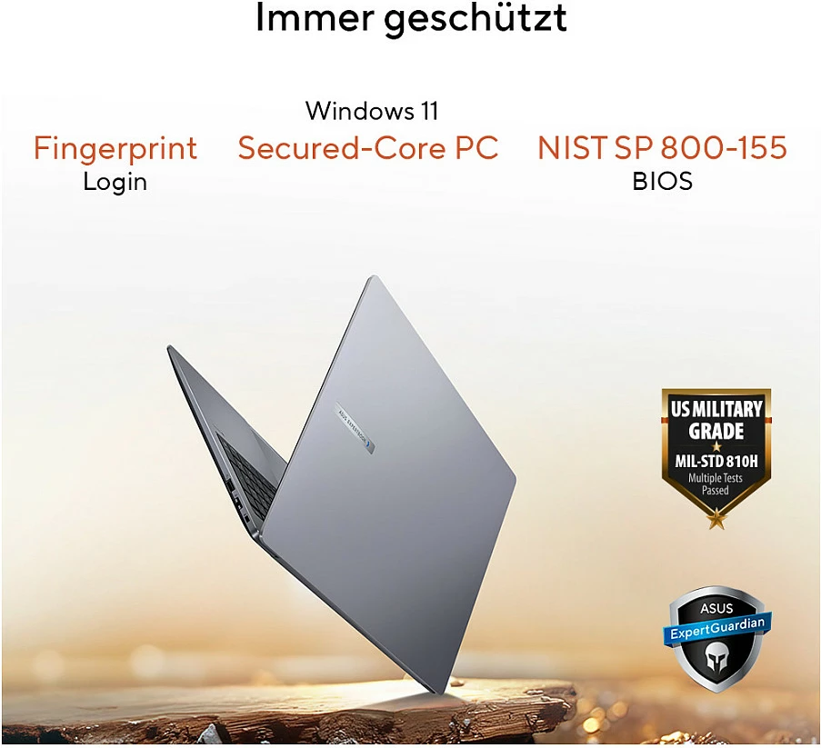 Laptop ASUS ExpertBook P3 PM3606CKA-MB0194X, Ryzen AI 5, 16GB RAM, 512GB SSD, 16" WUXGA, Misty Grey
