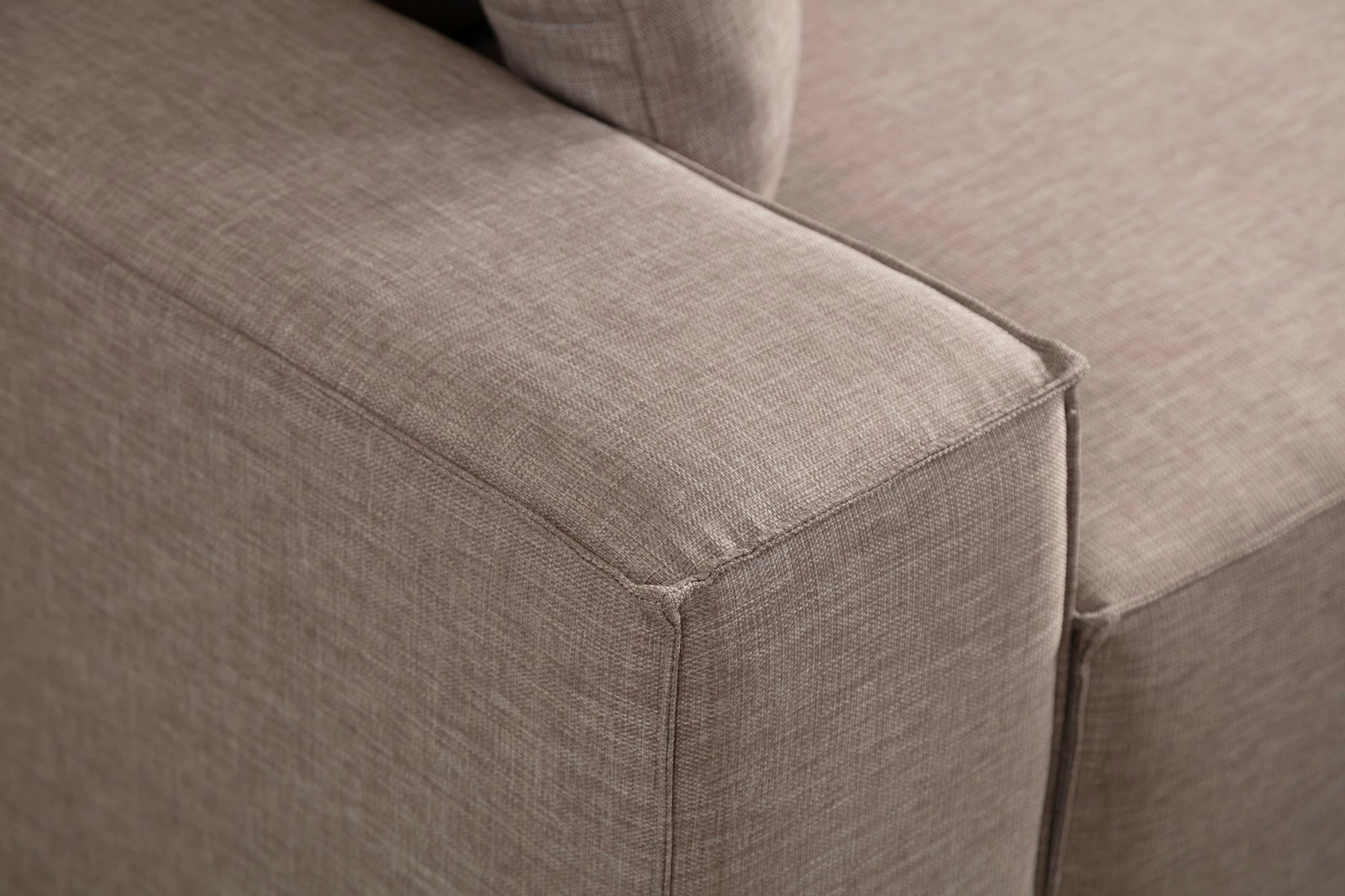 Kënd-sofë krevati Atelier del Sofa, kënd i djathtë, kafe