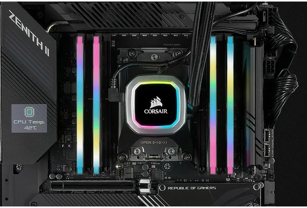 RAM Memorje Corsair Vengeance RGB Pro SL 32GB (2x16GB) 3600MHz DDR4, e zezë