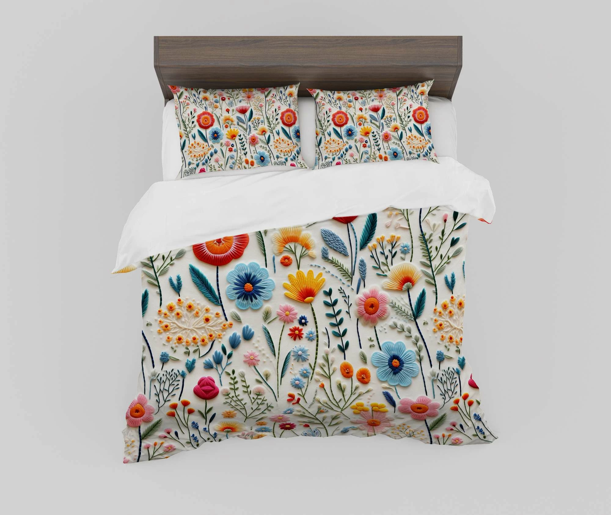 Set mbulesë për jorgan Super King, shumëngjyrëshe, L'essentiel, FLW_DVT25-3