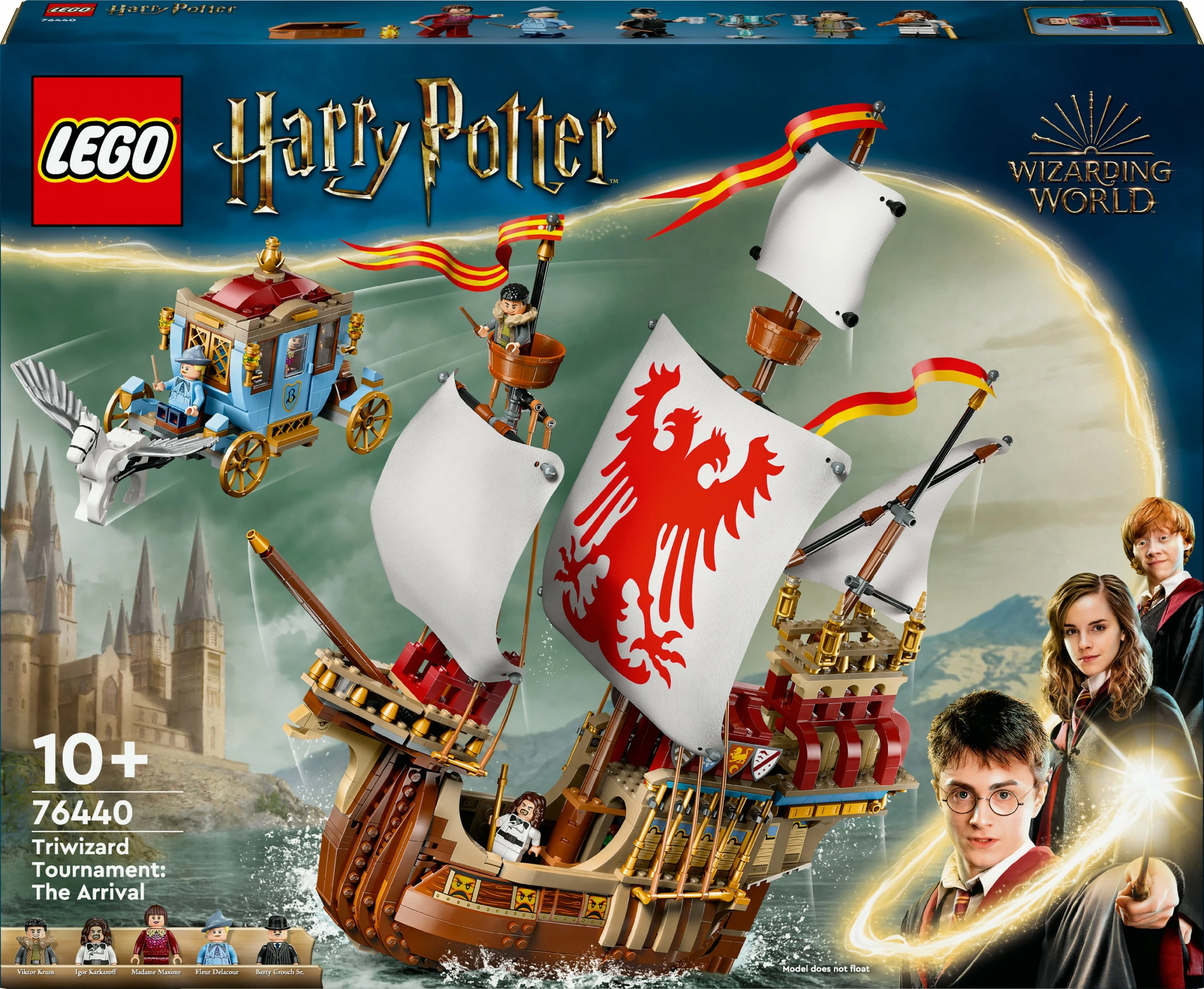 Set ndërtimi LEGO Harry Potter Triwizard Tournament: The Arrival, 1229 pjesë, multikolor