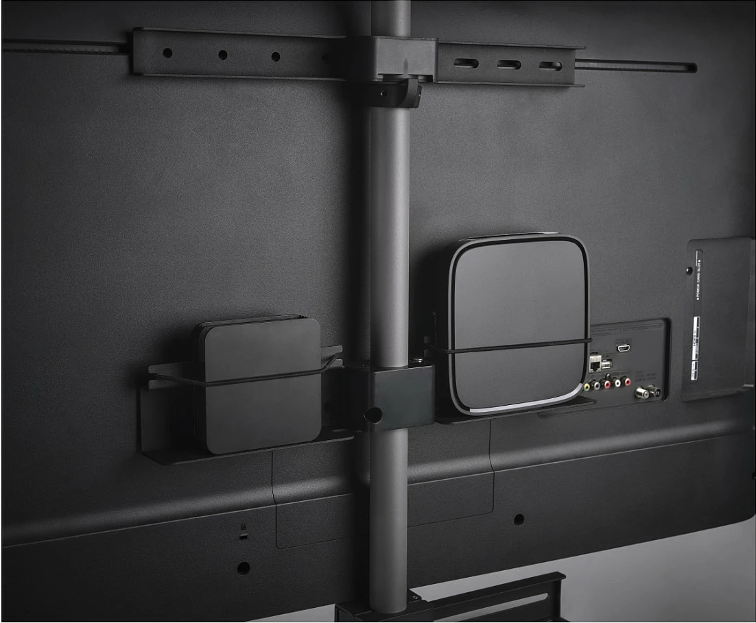 Stendë dyshemeje për TV One For All WM 7476, 32-70", VESA 200x100-400x400, 35 kg, 360°, kafe/argjend