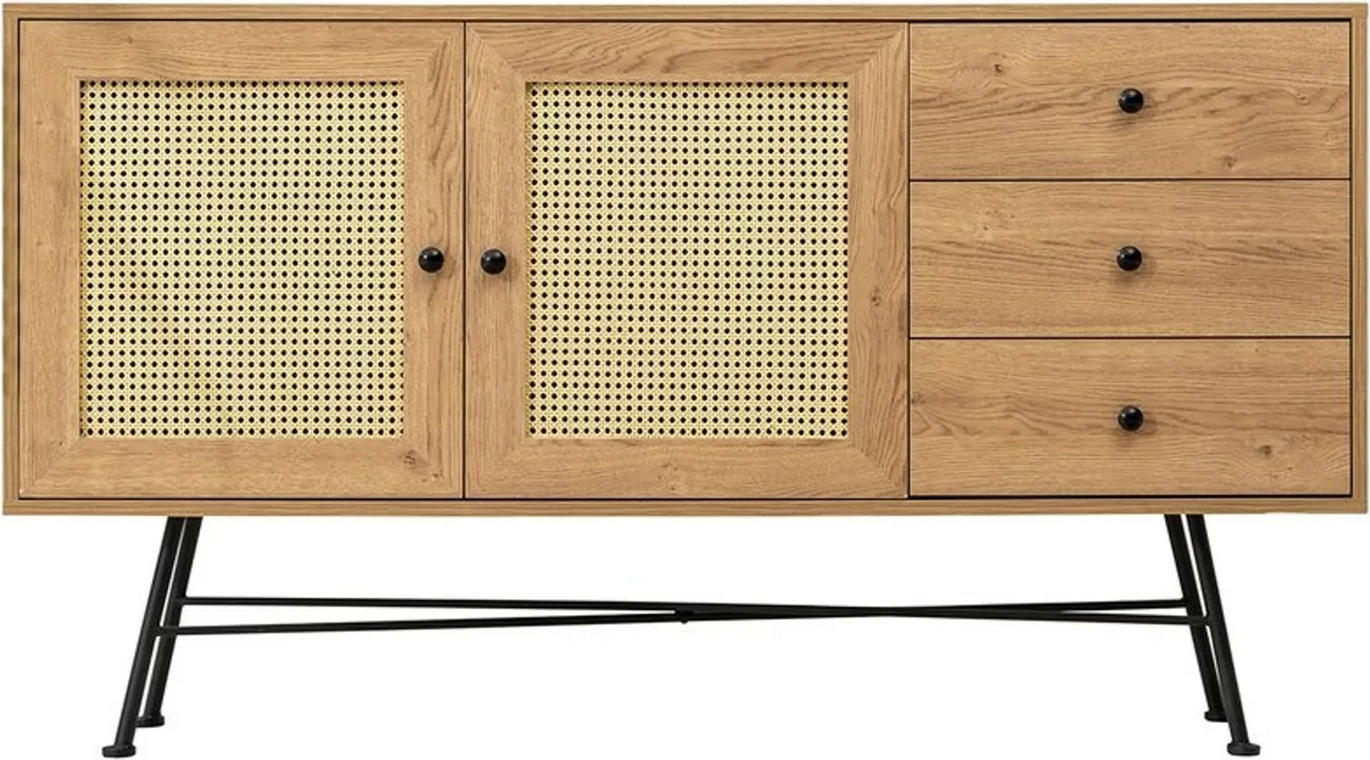 Konsol Nala, ngjyrë natyrale, 160 cm