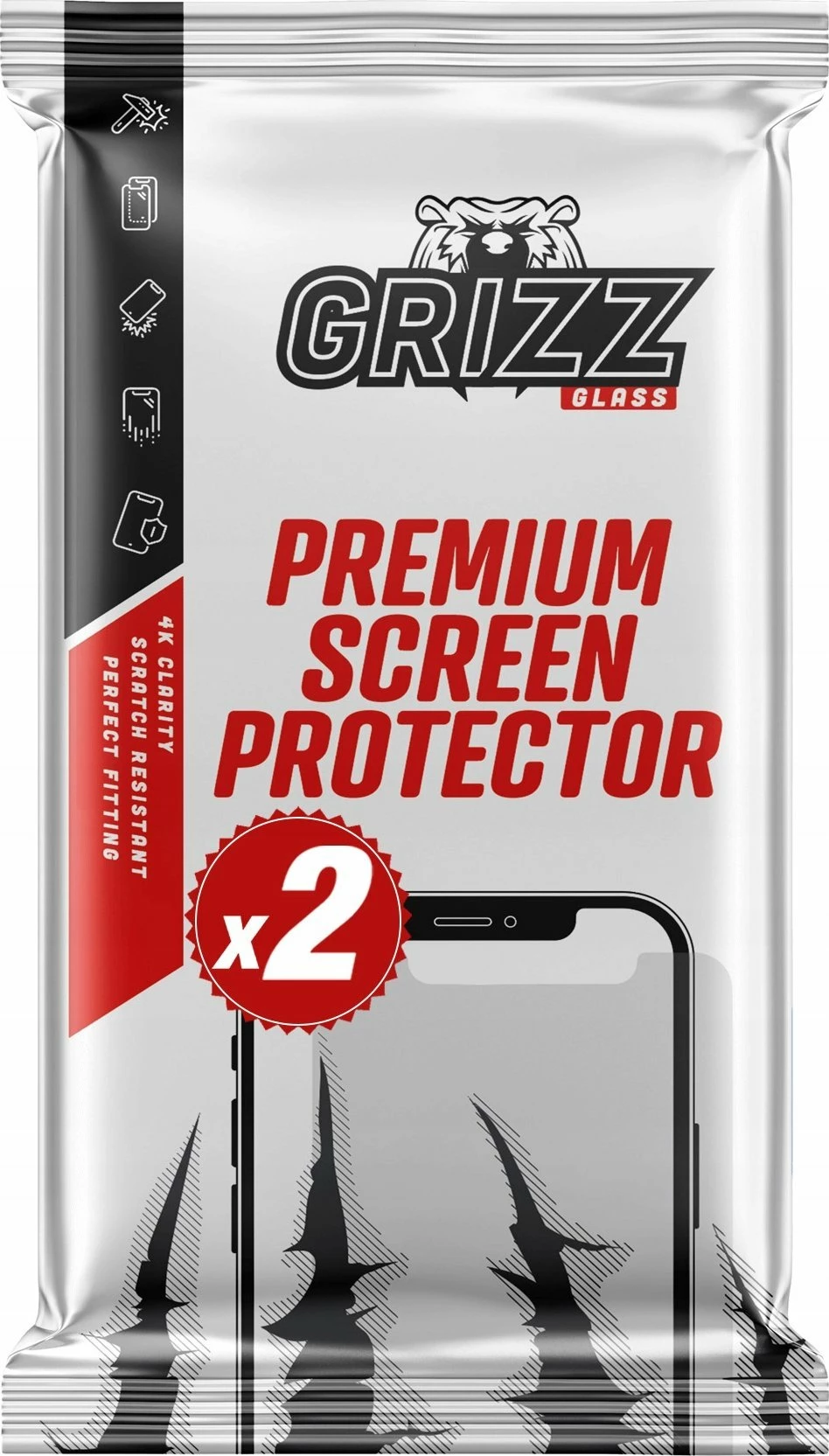 Xham mbrojtës për kamerë GrizzGlass HybridGlass Camera për Ulefone Armor X31 Pro, set 2 copë