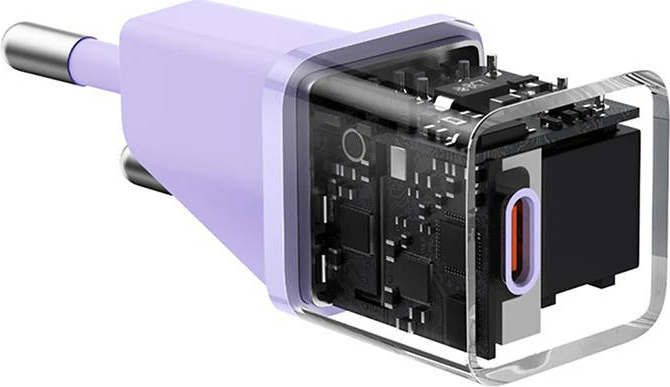 Karikues muri mini Baseus GaN5, 20W, Type-C, vjollcë