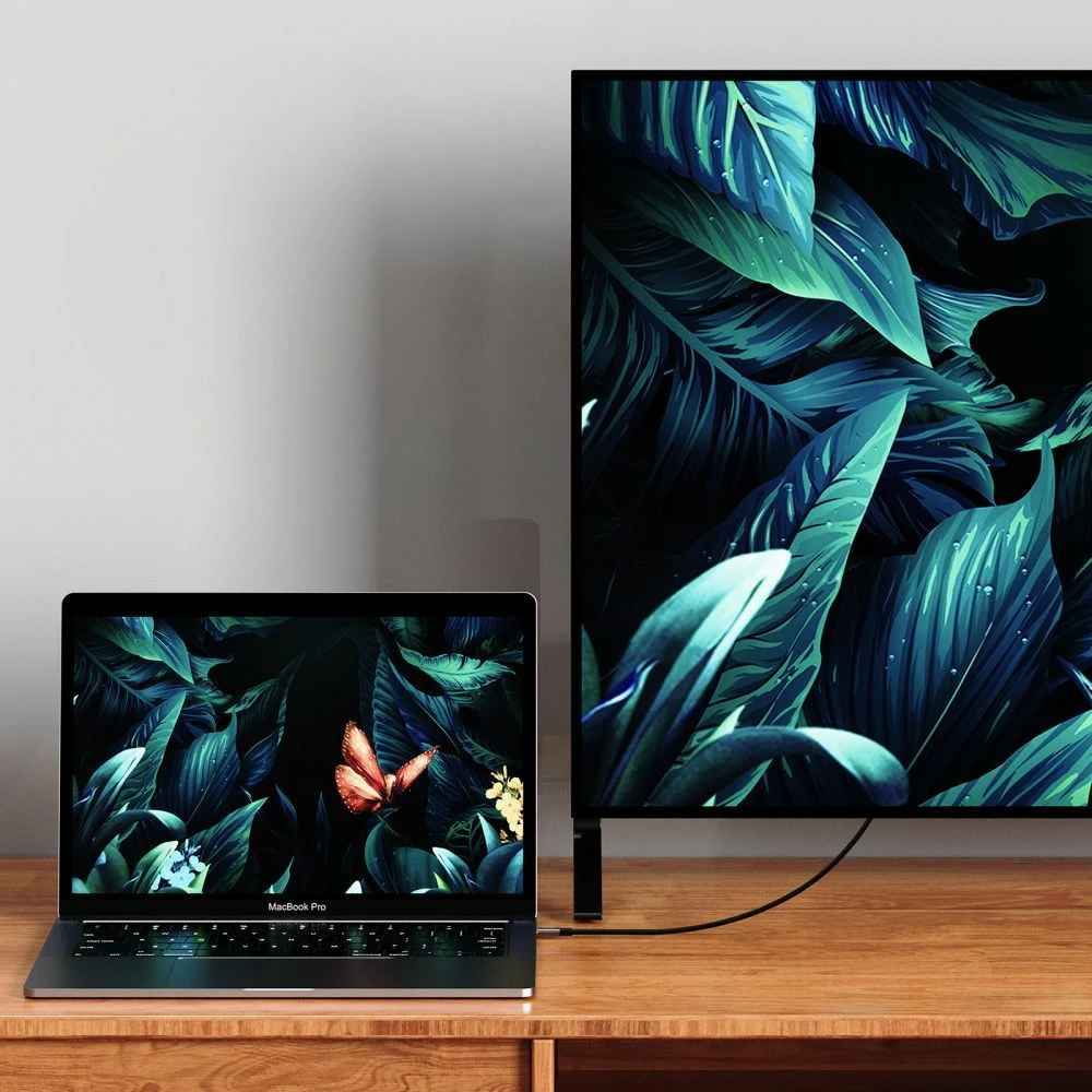 Kabllo USB-C në DisplayPort Tech-Protect UltraBoost 1.8m, 8K/60Hz, e zezë