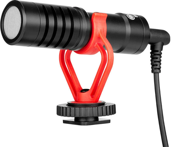 Mikrofon për kamerë BOYA BY-MM1, kardioid, pa bateri, i zi