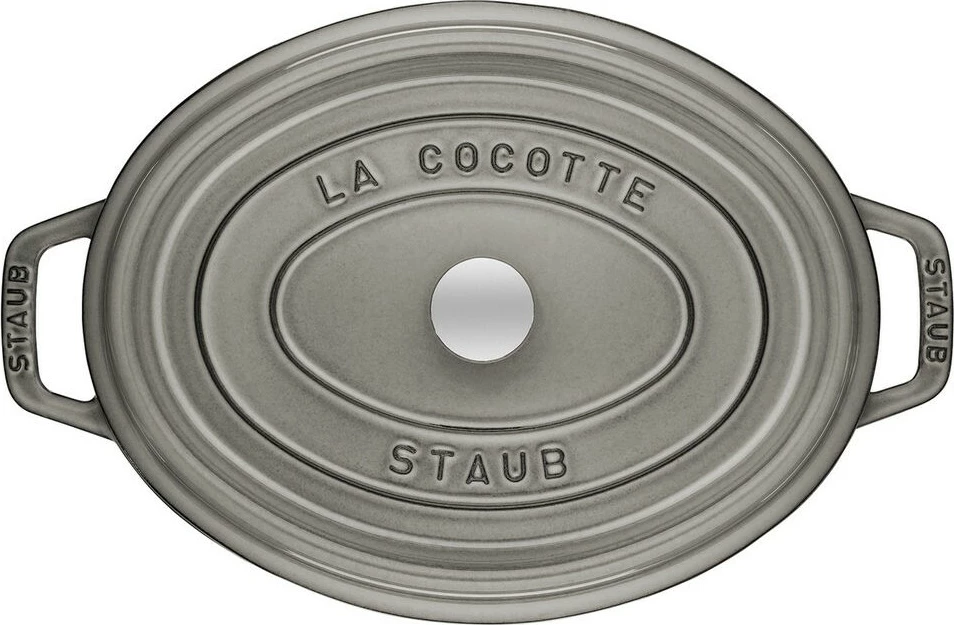 Enë casserole Staub La Cocotte, 5.5L, gize, ovale, gri