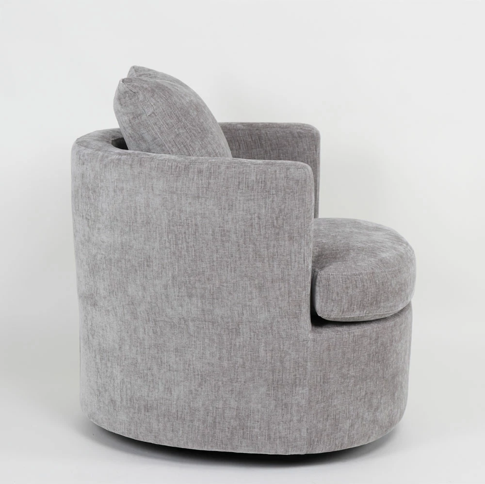 Fotelje rrotulluese ORBITA, gri, 78x76x65cm