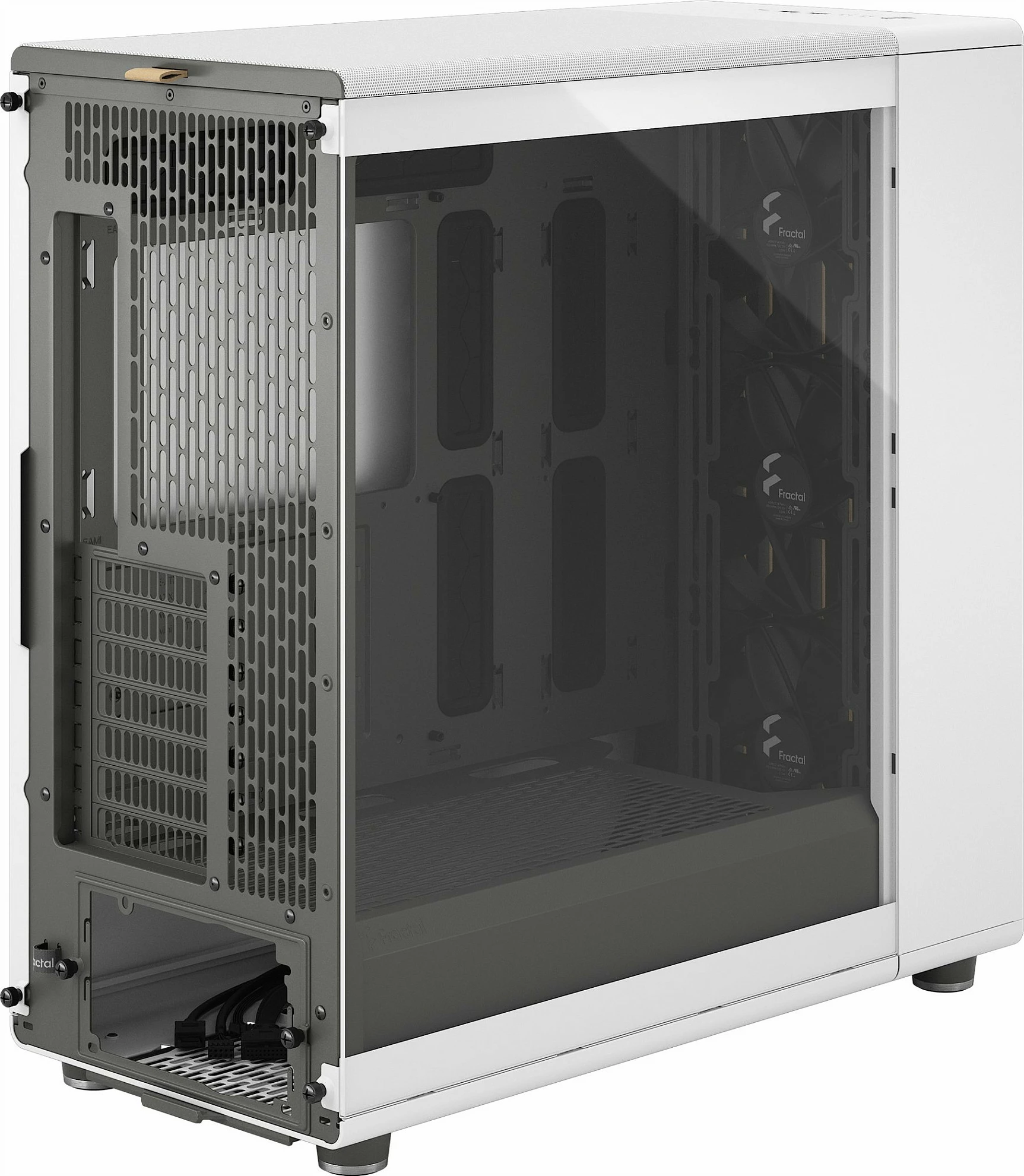 Kasë Fractal Design FD-C-NOR1X-04, Midi Tower, PC, White, ATX, EATX, micro ATX, Micro-ITX