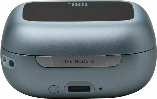 Kufje JBL Live Buds 3, wireless, ANC, Smart Charging Case me touchscreen 1.45\", Bluetooth 5.3, blu