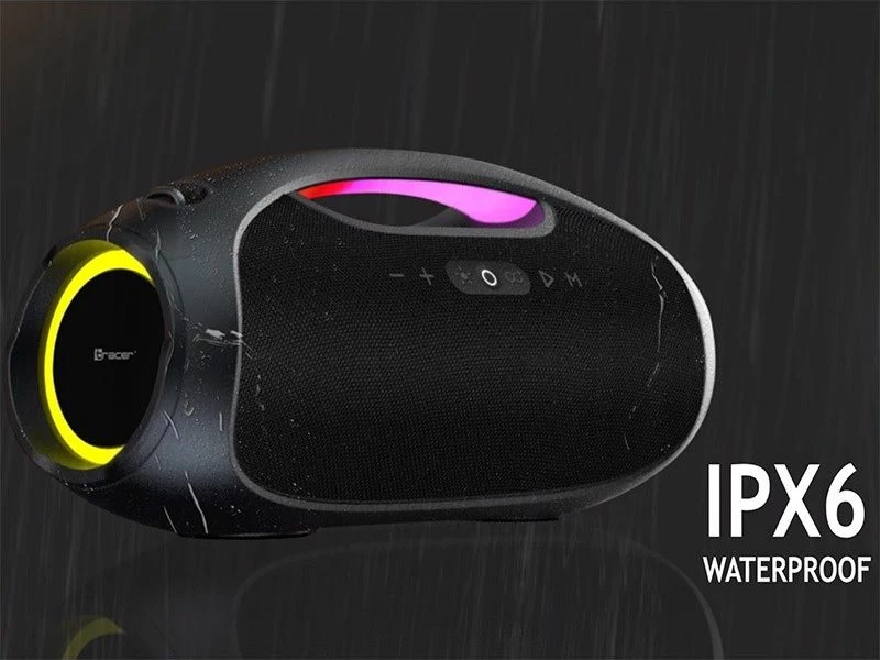 Boks bluetooth Tracer për outdoor, i zi