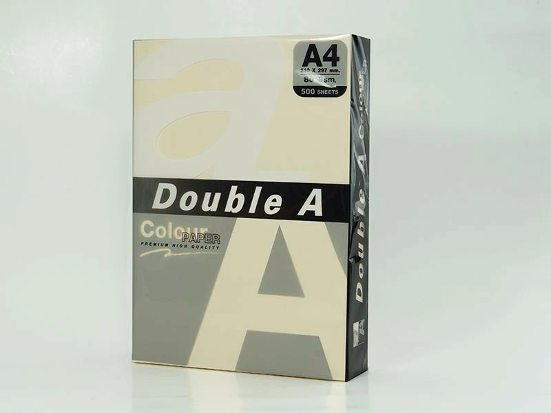Double A Leter Me Ngjyre A4 80Gr Ivory 25Fl