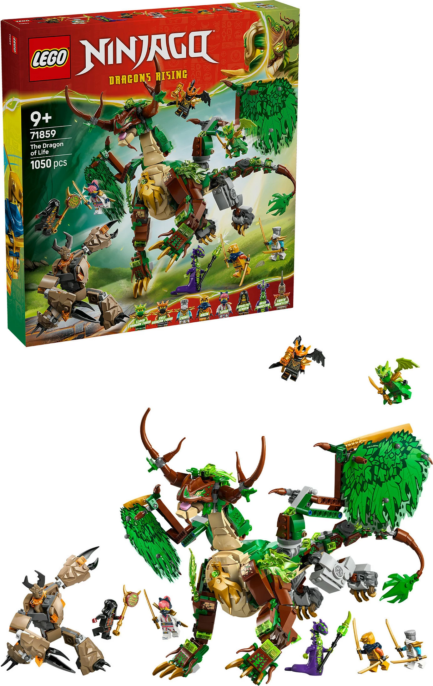 Set ndërtimi LEGO NINJAGO 71859 The Dragon of Life, 1050 copë, multikolor