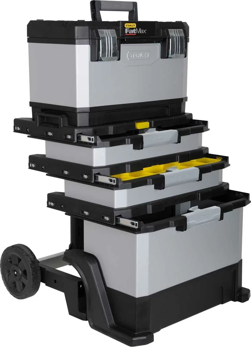 Karrocë stacion pune mobil Stanley Fatmax 1-95-622, 89x57x39cm, metal-plastik, zi/gri