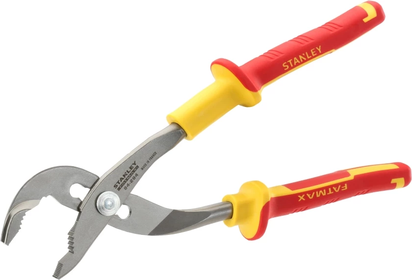 Pinca për gypa Stanley Maxsteel 0-84-294, 255mm, 1000V (VDE), verdhë/kuqe