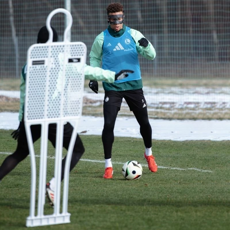 Mur futbolli Yakima PRO 180cm, portokalli