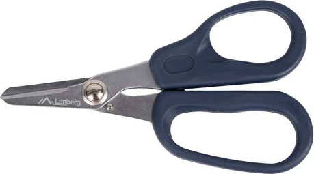 Gërshërë Kevlar Lanberg NT-0106 për prerje fibra Kevlar/aramid/FRP, dorezë ergonomike, blu