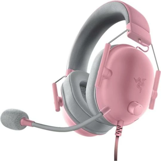 Kufje gaming Razer BlackShark V2 X RZ04-03241200-R3M1, Xbox Licensed, me mikrofon, kabllo 1.5 m, Quartz rozë/gri