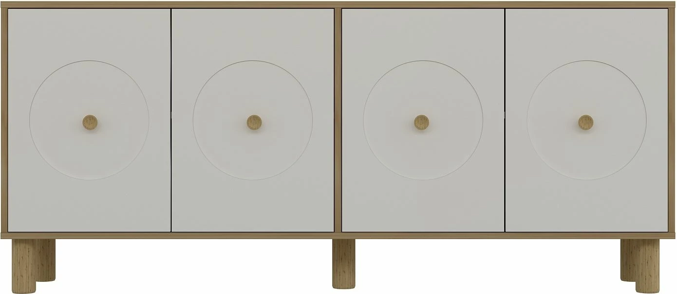 Konsol Skye Decor, Deren KX180 Bohem, lis safir, e bardhë