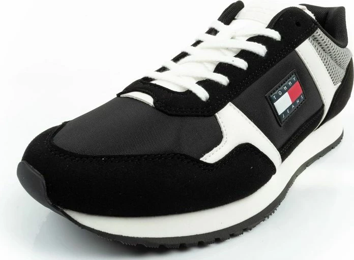 Atlete meshkuj Tommy Hilfiger TJM Runner Casual, të zeza [Madhësia: 45]