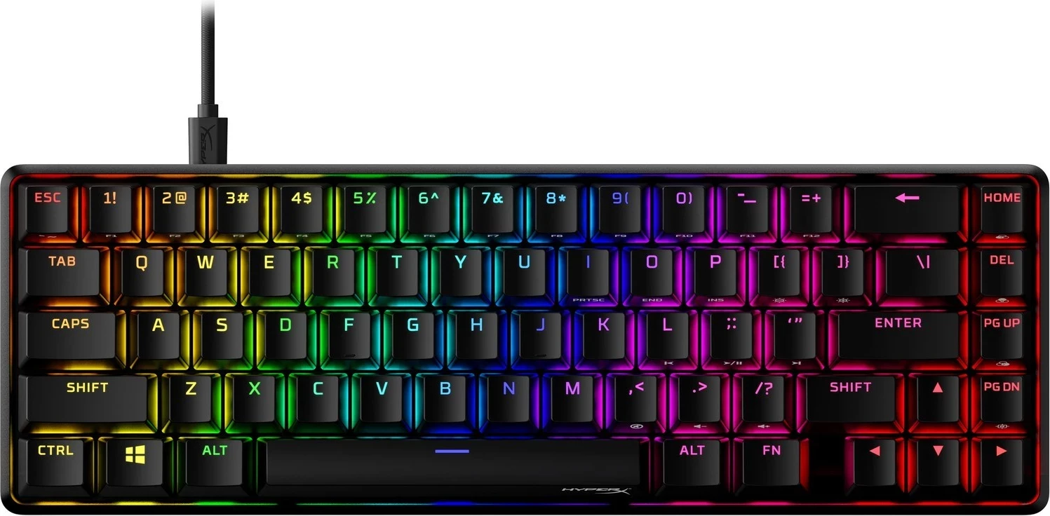 Tastierë HyperX Alloy Origins 65 Gaming, e zezë 