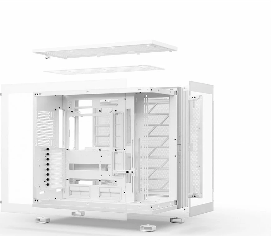 Kasë be quiet! Light Base 900 DX ARGB (BGW70), Midi Tower ATX/eATX/XL-ATX, panoramic me xham, pa ventilatorë, e bardhë