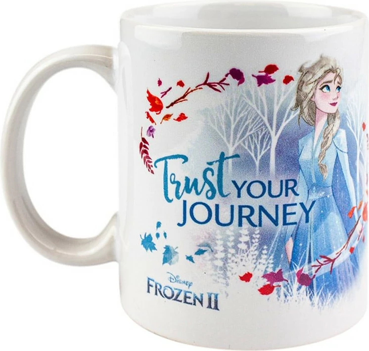 Skodelicë Pyramid Disney Frozen II "Trust Your Journey", e bardhë
