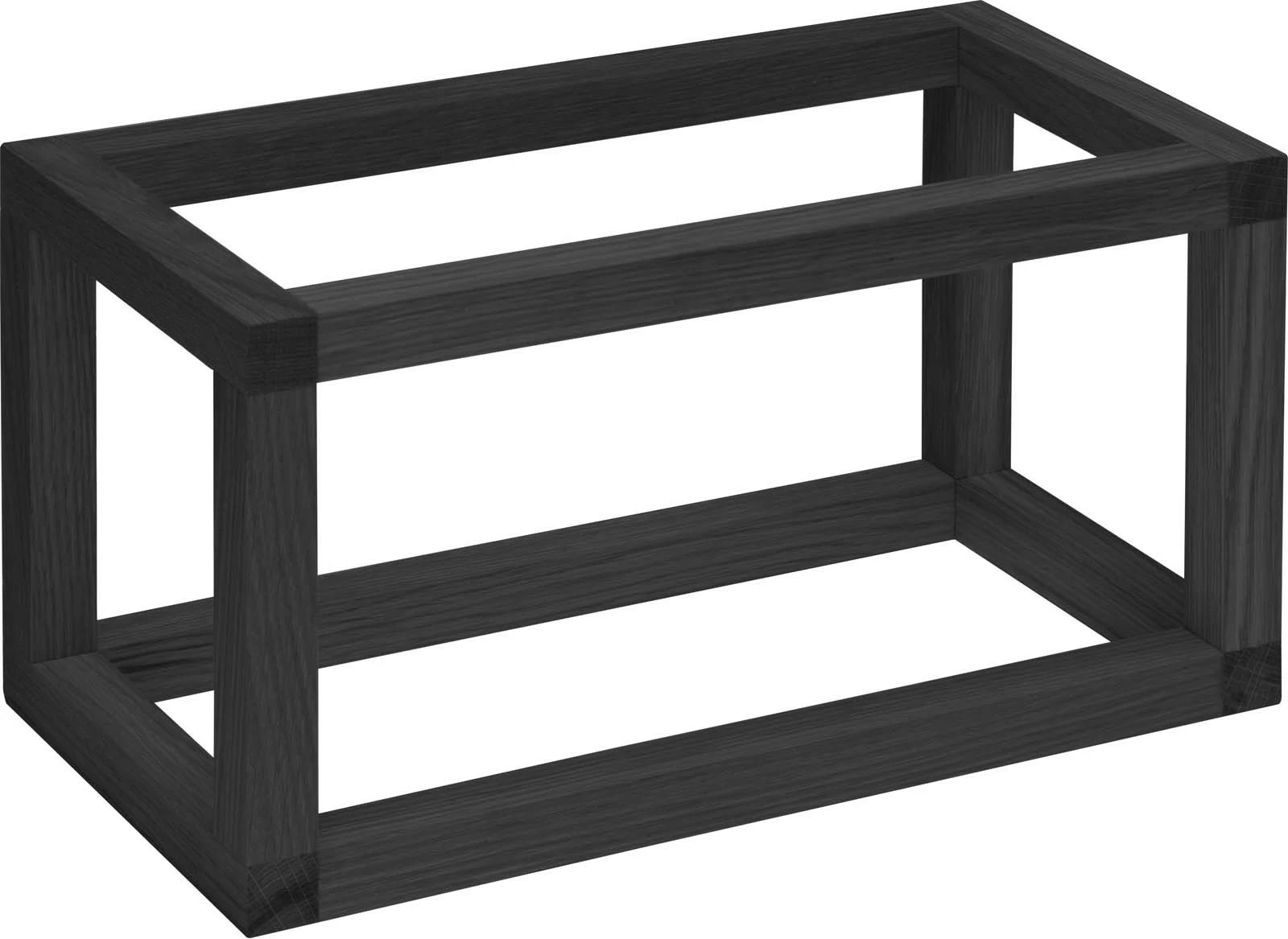 Bazë kornize për tepsi GN 1/3, Fine Dine, Madeira Black, dru, e zezë