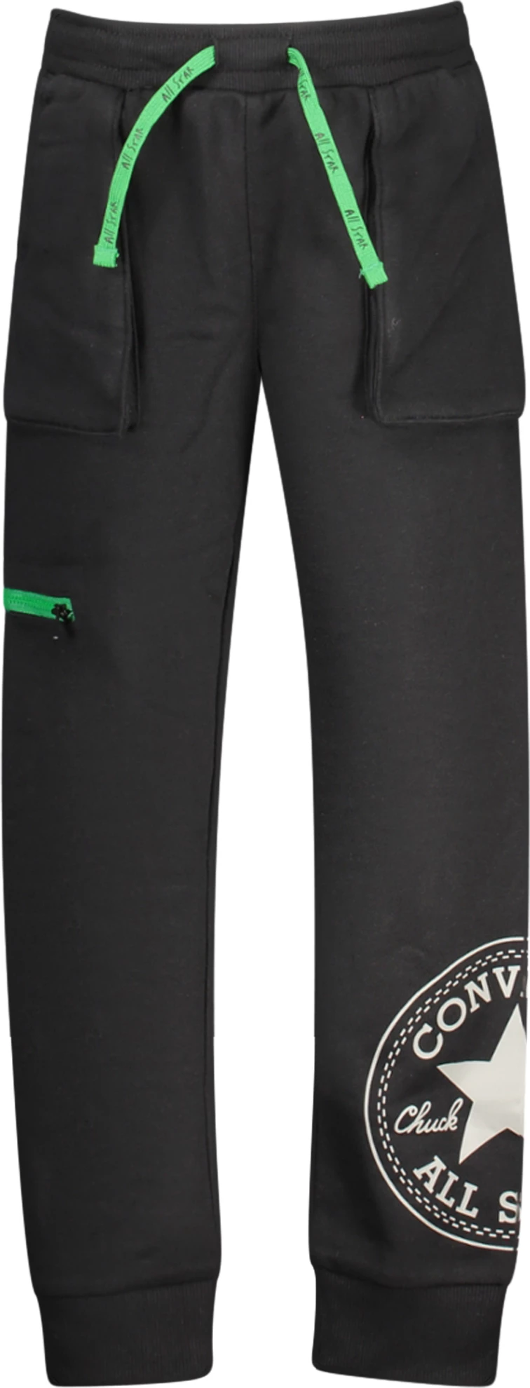 Pantallona sportive për djem CONVERSE, të zeza