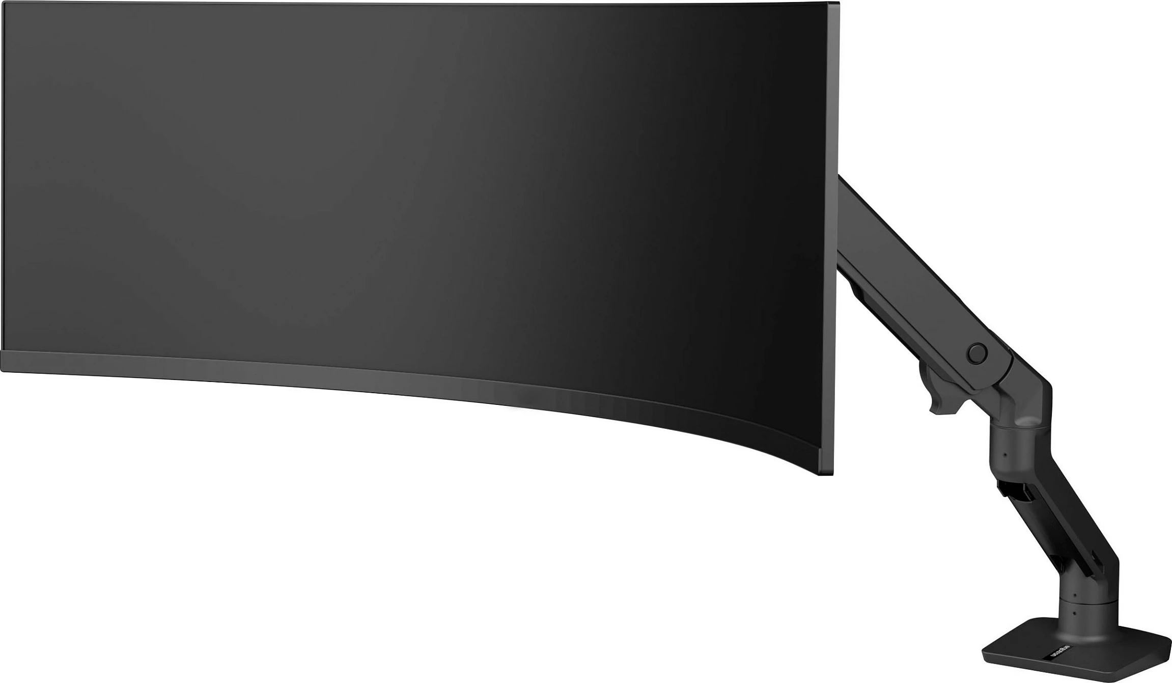 Krah monitori Ergotron HX me VHD Pivot, montim në tavolinë, deri 57", 17 kg, i zi mat